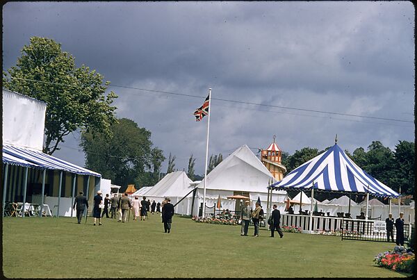 [1096 Views of the Henley Royal Regatta for Sports Illustrated Article, "Henley Forever"], Walker Evans (American, St. Louis, Missouri 1903–1975 New Haven, Connecticut), Color film transparency