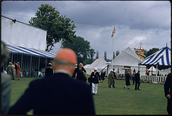[1096 Views of the Henley Royal Regatta for Sports Illustrated Article, "Henley Forever"], Walker Evans (American, St. Louis, Missouri 1903–1975 New Haven, Connecticut), Color film transparency