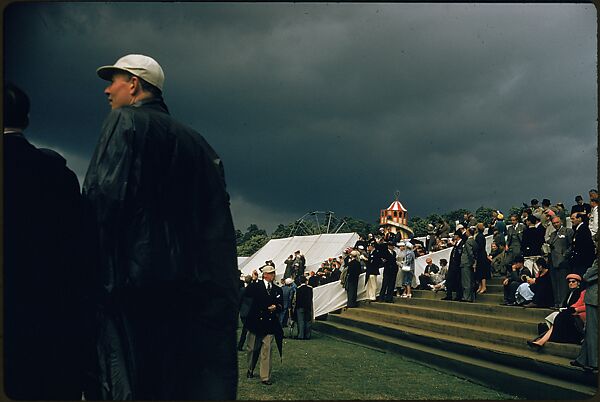 [1096 Views of the Henley Royal Regatta for Sports Illustrated Article, "Henley Forever"], Walker Evans (American, St. Louis, Missouri 1903–1975 New Haven, Connecticut), Color film transparency