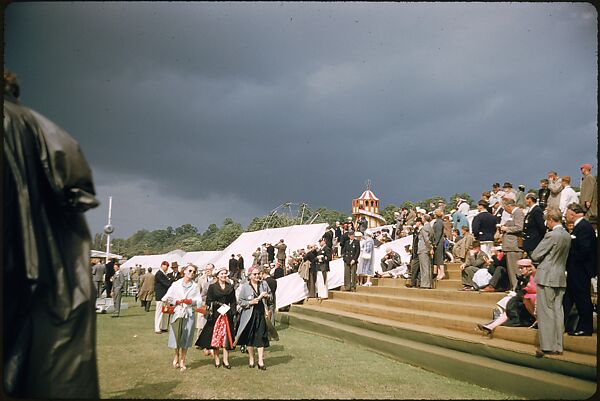 [1096 Views of the Henley Royal Regatta for Sports Illustrated Article, "Henley Forever"], Walker Evans (American, St. Louis, Missouri 1903–1975 New Haven, Connecticut), Color film transparency