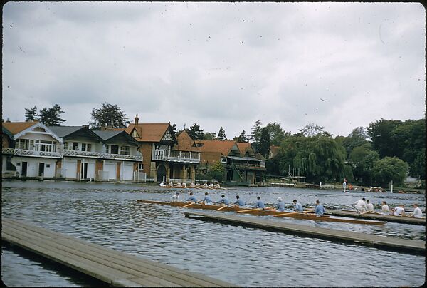 [1096 Views of the Henley Royal Regatta for Sports Illustrated Article, "Henley Forever"], Walker Evans (American, St. Louis, Missouri 1903–1975 New Haven, Connecticut), Color film transparency