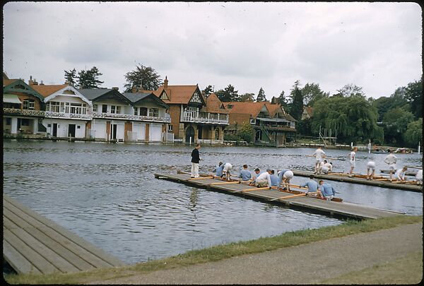 [1096 Views of the Henley Royal Regatta for Sports Illustrated Article, "Henley Forever"], Walker Evans (American, St. Louis, Missouri 1903–1975 New Haven, Connecticut), Color film transparency