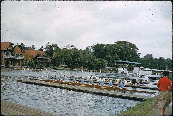[1096 Views of the Henley Royal Regatta for Sports Illustrated Article, "Henley Forever"], Walker Evans (American, St. Louis, Missouri 1903–1975 New Haven, Connecticut), Color film transparency
