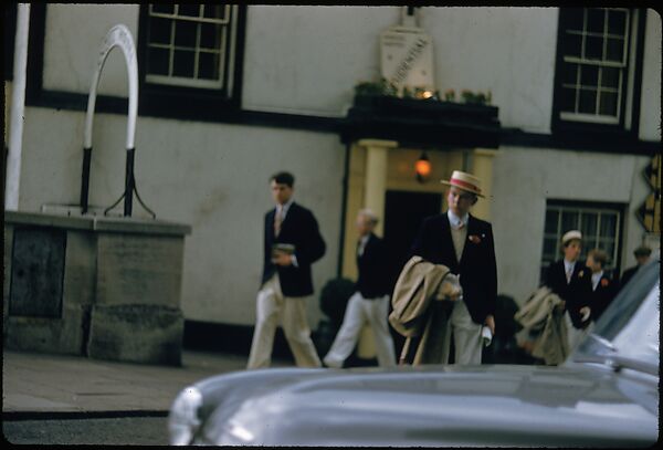 [1096 Views of the Henley Royal Regatta for Sports Illustrated Article, "Henley Forever"], Walker Evans (American, St. Louis, Missouri 1903–1975 New Haven, Connecticut), Color film transparency