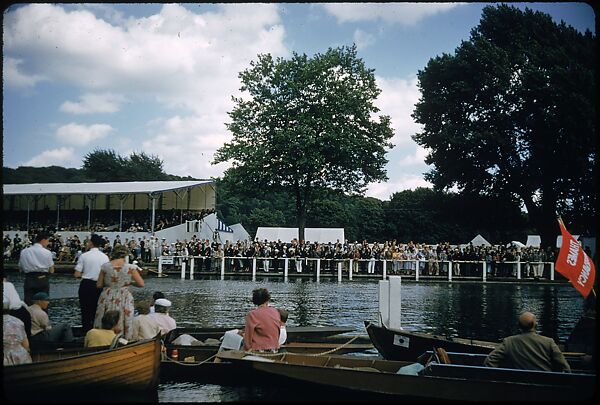 [1096 Views of the Henley Royal Regatta for Sports Illustrated Article, "Henley Forever"], Walker Evans (American, St. Louis, Missouri 1903–1975 New Haven, Connecticut), Color film transparency