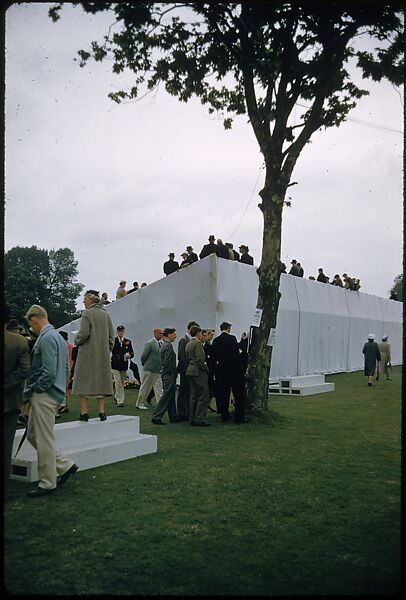 [1096 Views of the Henley Royal Regatta for Sports Illustrated Article, "Henley Forever"], Walker Evans (American, St. Louis, Missouri 1903–1975 New Haven, Connecticut), Color film transparency