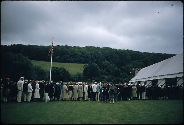 [1096 Views of the Henley Royal Regatta for Sports Illustrated Article, "Henley Forever"], Walker Evans (American, St. Louis, Missouri 1903–1975 New Haven, Connecticut), Color film transparency