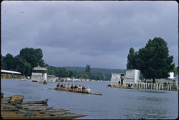 [1096 Views of the Henley Royal Regatta for Sports Illustrated Article, "Henley Forever"], Walker Evans (American, St. Louis, Missouri 1903–1975 New Haven, Connecticut), Color film transparency