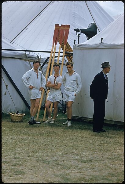 [1096 Views of the Henley Royal Regatta for Sports Illustrated Article, "Henley Forever"], Walker Evans (American, St. Louis, Missouri 1903–1975 New Haven, Connecticut), Color film transparency