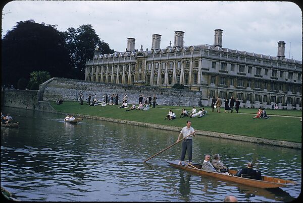 [1096 Views of the Henley Royal Regatta for Sports Illustrated Article, "Henley Forever"], Walker Evans (American, St. Louis, Missouri 1903–1975 New Haven, Connecticut), Color film transparency
