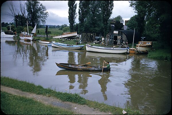 [1096 Views of the Henley Royal Regatta for Sports Illustrated Article, "Henley Forever"], Walker Evans (American, St. Louis, Missouri 1903–1975 New Haven, Connecticut), Color film transparency