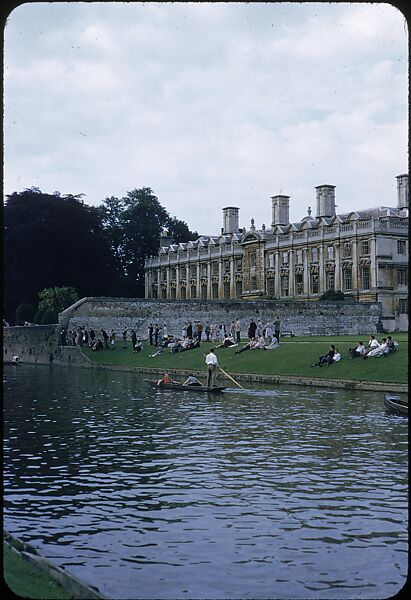 [1096 Views of the Henley Royal Regatta for Sports Illustrated Article, "Henley Forever"], Walker Evans (American, St. Louis, Missouri 1903–1975 New Haven, Connecticut), Color film transparency