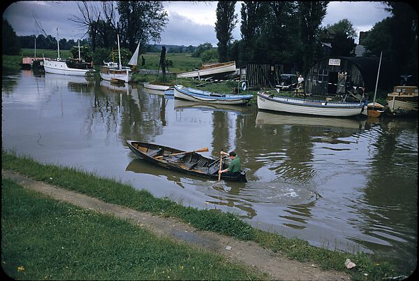 [1096 Views of the Henley Royal Regatta for Sports Illustrated Article, "Henley Forever"], Walker Evans (American, St. Louis, Missouri 1903–1975 New Haven, Connecticut), Color film transparency