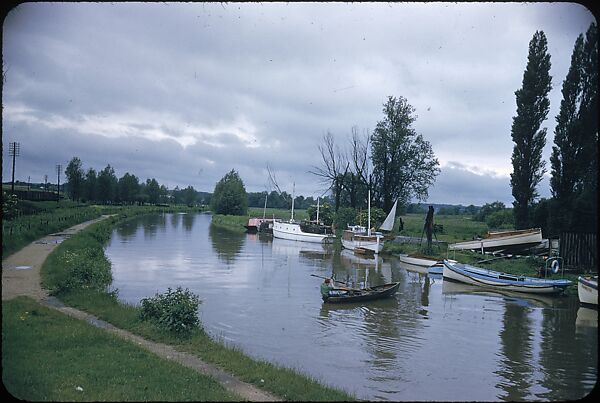 [1096 Views of the Henley Royal Regatta for Sports Illustrated Article, "Henley Forever"], Walker Evans (American, St. Louis, Missouri 1903–1975 New Haven, Connecticut), Color film transparency
