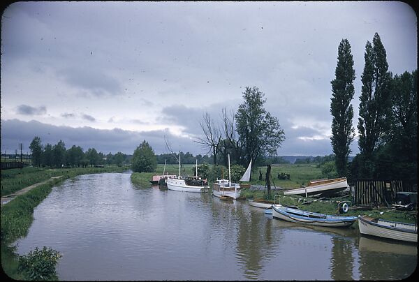 [1096 Views of the Henley Royal Regatta for Sports Illustrated Article, "Henley Forever"], Walker Evans (American, St. Louis, Missouri 1903–1975 New Haven, Connecticut), Color film transparency