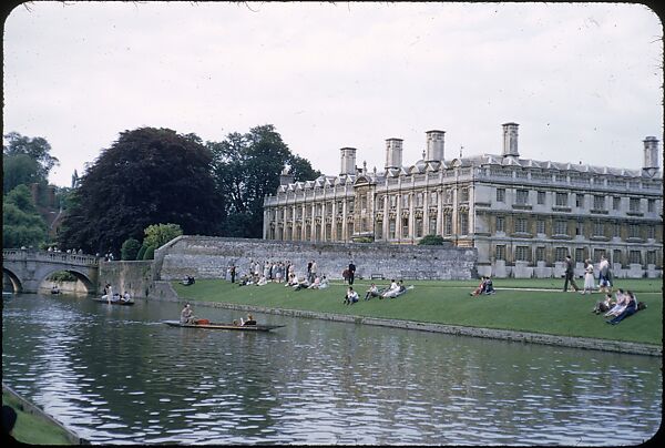 [1096 Views of the Henley Royal Regatta for Sports Illustrated Article, "Henley Forever"], Walker Evans (American, St. Louis, Missouri 1903–1975 New Haven, Connecticut), Color film transparency