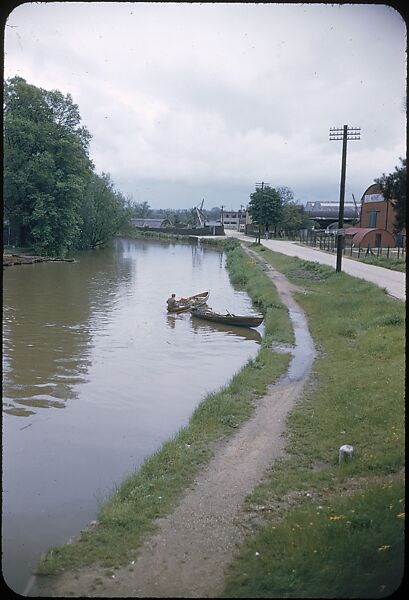 [1096 Views of the Henley Royal Regatta for Sports Illustrated Article, "Henley Forever"], Walker Evans (American, St. Louis, Missouri 1903–1975 New Haven, Connecticut), Color film transparency
