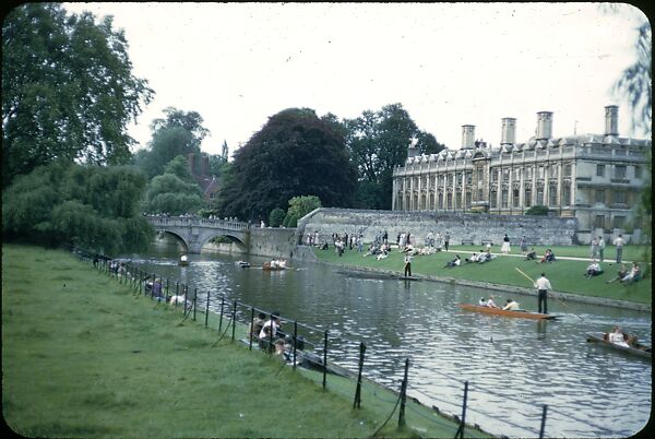[1096 Views of the Henley Royal Regatta for Sports Illustrated Article, "Henley Forever"], Walker Evans (American, St. Louis, Missouri 1903–1975 New Haven, Connecticut), Color film transparency