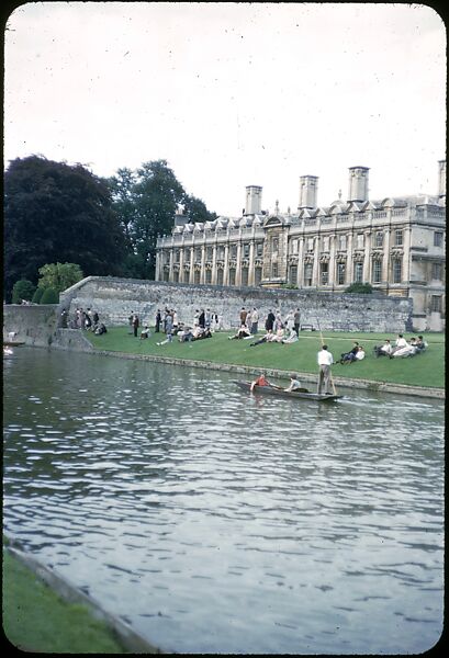 [1096 Views of the Henley Royal Regatta for Sports Illustrated Article, "Henley Forever"], Walker Evans (American, St. Louis, Missouri 1903–1975 New Haven, Connecticut), Color film transparency