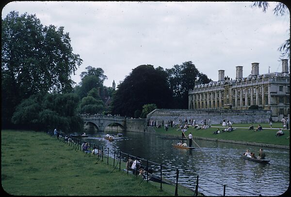 [1096 Views of the Henley Royal Regatta for Sports Illustrated Article, "Henley Forever"], Walker Evans (American, St. Louis, Missouri 1903–1975 New Haven, Connecticut), Color film transparency