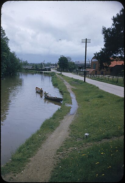 [1096 Views of the Henley Royal Regatta for Sports Illustrated Article, "Henley Forever"], Walker Evans (American, St. Louis, Missouri 1903–1975 New Haven, Connecticut), Color film transparency