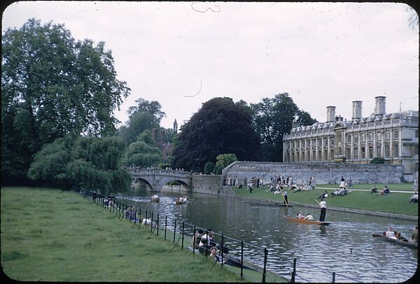 [1096 Views of the Henley Royal Regatta for Sports Illustrated Article, "Henley Forever"], Walker Evans (American, St. Louis, Missouri 1903–1975 New Haven, Connecticut), Color film transparency