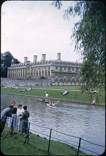 [1096 Views of the Henley Royal Regatta for Sports Illustrated Article, "Henley Forever"], Walker Evans (American, St. Louis, Missouri 1903–1975 New Haven, Connecticut), Color film transparency