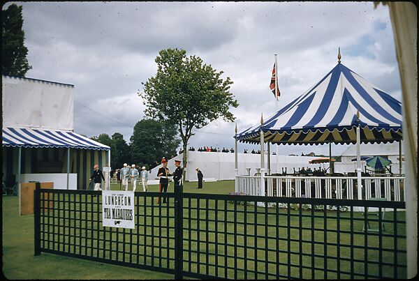 [1096 Views of the Henley Royal Regatta for Sports Illustrated Article, "Henley Forever"], Walker Evans (American, St. Louis, Missouri 1903–1975 New Haven, Connecticut), Color film transparency