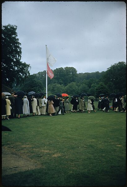 [1096 Views of the Henley Royal Regatta for Sports Illustrated Article, "Henley Forever"], Walker Evans (American, St. Louis, Missouri 1903–1975 New Haven, Connecticut), Color film transparency
