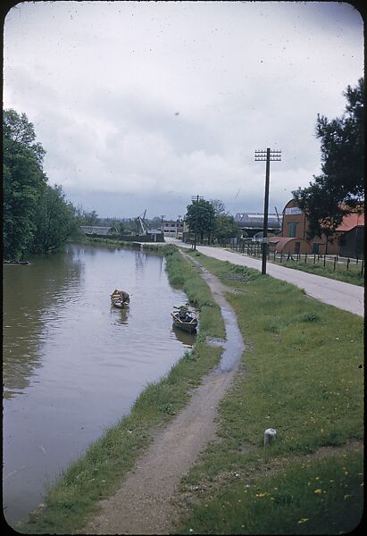 [1096 Views of the Henley Royal Regatta for Sports Illustrated Article, "Henley Forever"], Walker Evans (American, St. Louis, Missouri 1903–1975 New Haven, Connecticut), Color film transparency