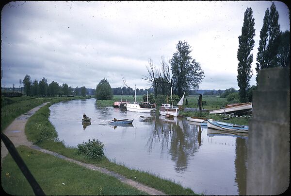 [1096 Views of the Henley Royal Regatta for Sports Illustrated Article, "Henley Forever"], Walker Evans (American, St. Louis, Missouri 1903–1975 New Haven, Connecticut), Color film transparency