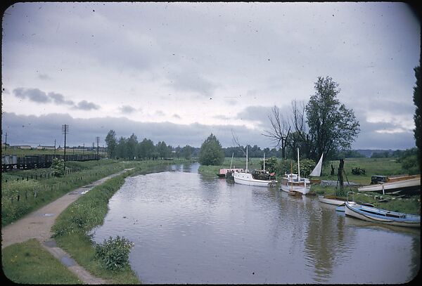 [1096 Views of the Henley Royal Regatta for Sports Illustrated Article, "Henley Forever"], Walker Evans (American, St. Louis, Missouri 1903–1975 New Haven, Connecticut), Color film transparency