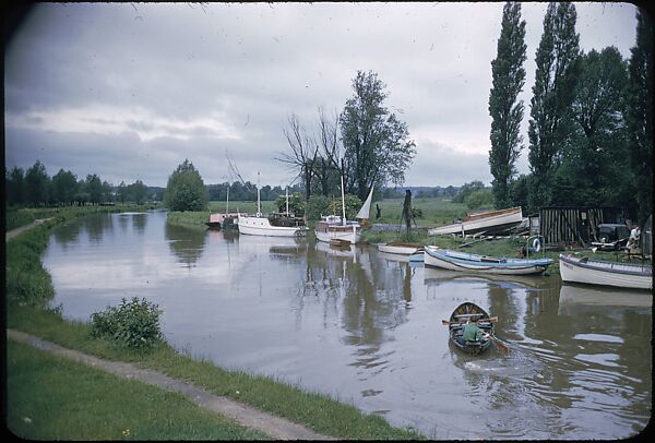 [1096 Views of the Henley Royal Regatta for Sports Illustrated Article, "Henley Forever"], Walker Evans (American, St. Louis, Missouri 1903–1975 New Haven, Connecticut), Color film transparency