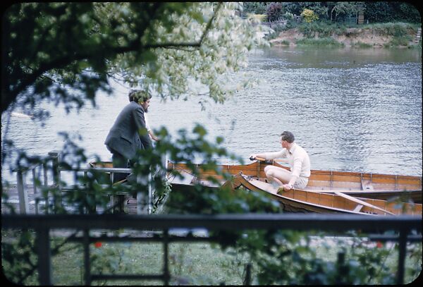 [1096 Views of the Henley Royal Regatta for Sports Illustrated Article, "Henley Forever"], Walker Evans (American, St. Louis, Missouri 1903–1975 New Haven, Connecticut), Color film transparency
