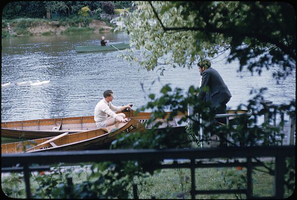[1096 Views of the Henley Royal Regatta for Sports Illustrated Article, "Henley Forever"], Walker Evans (American, St. Louis, Missouri 1903–1975 New Haven, Connecticut), Color film transparency