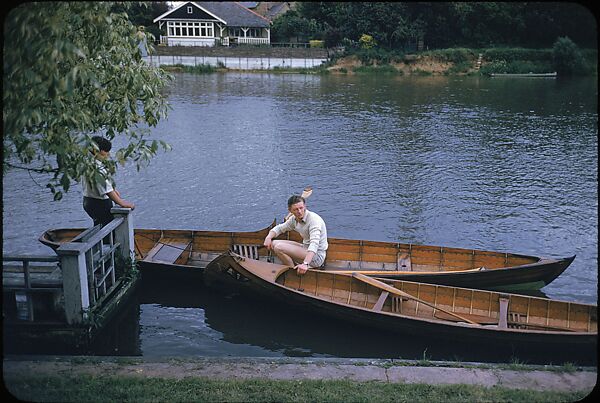[1096 Views of the Henley Royal Regatta for Sports Illustrated Article, "Henley Forever"], Walker Evans (American, St. Louis, Missouri 1903–1975 New Haven, Connecticut), Color film transparency