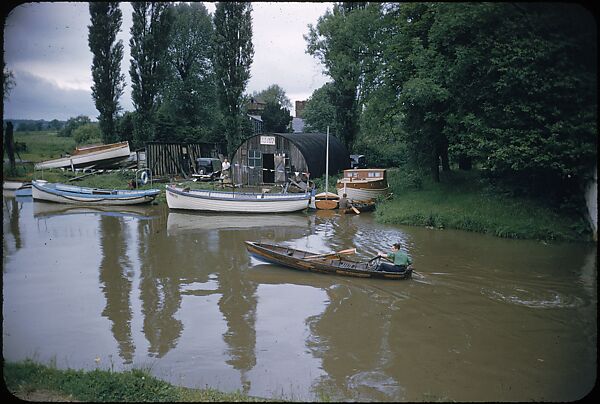 [1096 Views of the Henley Royal Regatta for Sports Illustrated Article, "Henley Forever"], Walker Evans (American, St. Louis, Missouri 1903–1975 New Haven, Connecticut), Color film transparency
