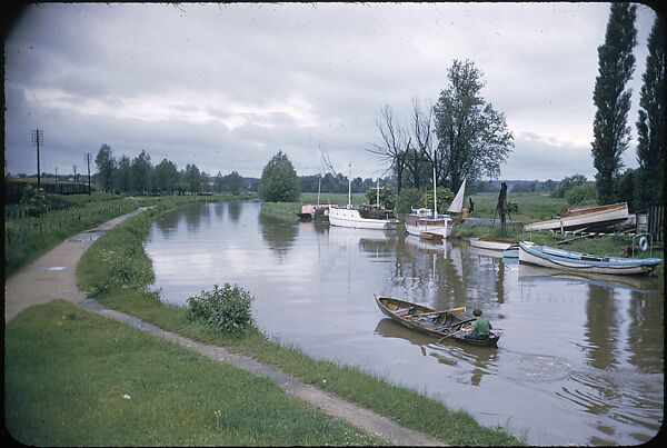 [1096 Views of the Henley Royal Regatta for Sports Illustrated Article, "Henley Forever"], Walker Evans (American, St. Louis, Missouri 1903–1975 New Haven, Connecticut), Color film transparency
