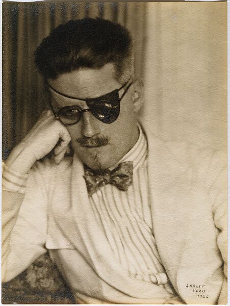 James Joyce, Paris, Berenice Abbott (American, Springfield, Ohio 1898–1991 Monson, Maine), Gelatin silver print 