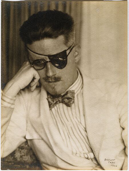 James Joyce, Paris, Berenice Abbott  American, Gelatin silver print