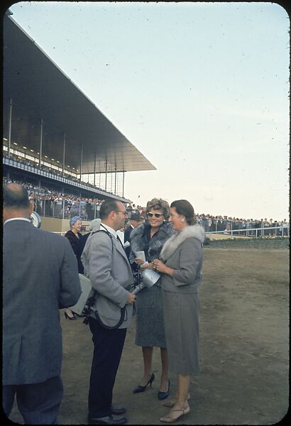 [306 Views of Aqueduct Raceway for Unpublished Sports Illustrated Article], Walker Evans (American, St. Louis, Missouri 1903–1975 New Haven, Connecticut), Color film transparency 