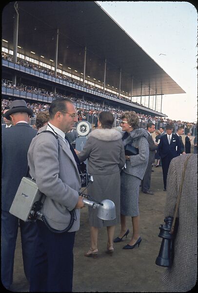 [306 Views of Aqueduct Raceway for Unpublished Sports Illustrated Article], Walker Evans (American, St. Louis, Missouri 1903–1975 New Haven, Connecticut), Color film transparency