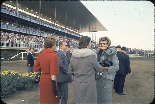 [306 Views of Aqueduct Raceway for Unpublished Sports Illustrated Article], Walker Evans (American, St. Louis, Missouri 1903–1975 New Haven, Connecticut), Color film transparency