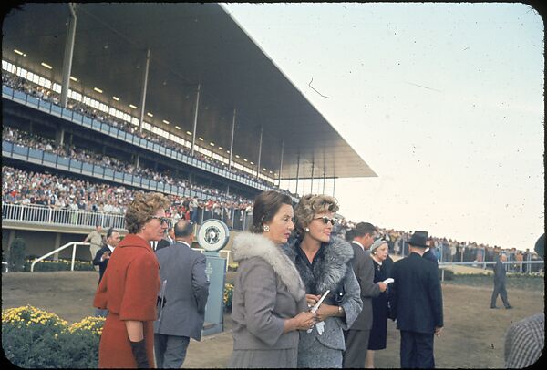 [306 Views of Aqueduct Raceway for Unpublished Sports Illustrated Article], Walker Evans (American, St. Louis, Missouri 1903–1975 New Haven, Connecticut), Color film transparency