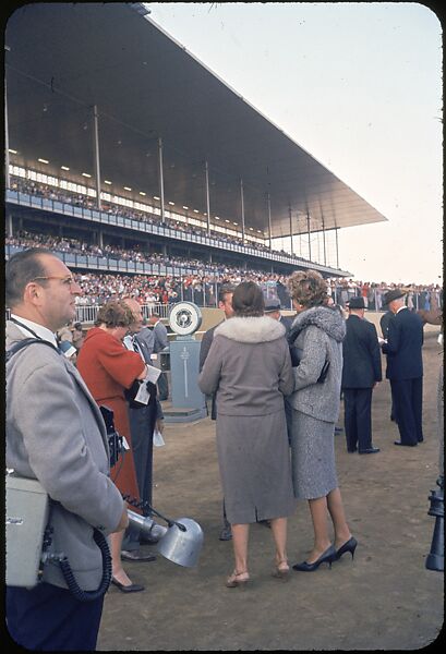 [306 Views of Aqueduct Raceway for Unpublished Sports Illustrated Article], Walker Evans (American, St. Louis, Missouri 1903–1975 New Haven, Connecticut), Color film transparency