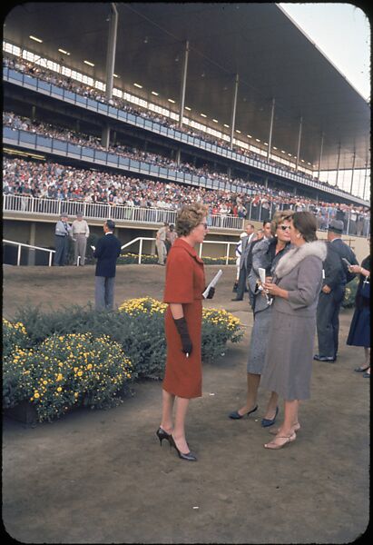 [306 Views of Aqueduct Raceway for Unpublished Sports Illustrated Article], Walker Evans (American, St. Louis, Missouri 1903–1975 New Haven, Connecticut), Color film transparency