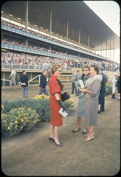 [306 Views of Aqueduct Raceway for Unpublished Sports Illustrated Article], Walker Evans (American, St. Louis, Missouri 1903–1975 New Haven, Connecticut), Color film transparency