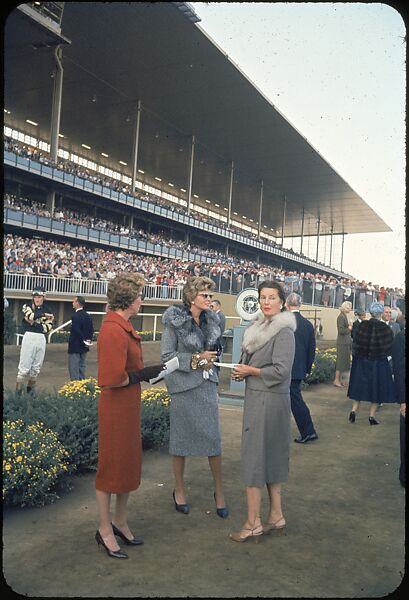 [306 Views of Aqueduct Raceway for Unpublished Sports Illustrated Article], Walker Evans (American, St. Louis, Missouri 1903–1975 New Haven, Connecticut), Color film transparency