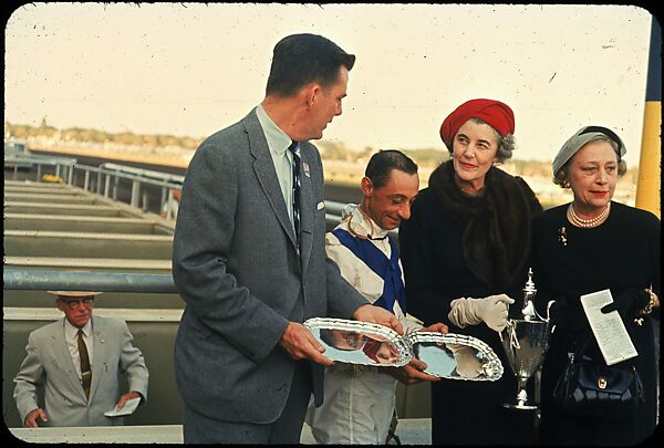 [306 Views of Aqueduct Raceway for Unpublished Sports Illustrated Article], Walker Evans (American, St. Louis, Missouri 1903–1975 New Haven, Connecticut), Color film transparency