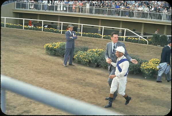 [306 Views of Aqueduct Raceway for Unpublished Sports Illustrated Article], Walker Evans (American, St. Louis, Missouri 1903–1975 New Haven, Connecticut), Color film transparency